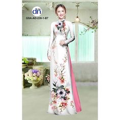 Hello , thanks for visiting my shop Brand New High Quality Vietnamese Ao Dai. Ao Dai for women 40-77 kgs Ao Dai full set ( dress + pants) *These are Asian size <>US Petite size .Please order 1,2 size bigger to your normal size  Full size XS/ S/ M/ L/ XL/ 2XL/ 3XL. S: burst 33in - waist 25in -length 55 in M: burst 35in -waist 27in  -length 55 in L: burst 37in -waist 29 in -length 55 in XL: burst 39in -waist 31 in -length 55 in XXL: burst 41in -waist 33in -length 55 in 3XL: burst 43in -waist 35in Traditional White Cheongsam For Spring, Traditional White Ao Dai For Festive Occasions, Fitted White Ao Dai With Floral Print, Traditional White Long Sleeve Cheongsam, Traditional Long Sleeve Ao Dai With Floral Print, Traditional Long Sleeve Floral Ao Dai, Traditional Ao Dai With Floral Print And Long Sleeves, White Long Sleeve Ao Dai For Festive Season, White Long Cheongsam For Spring