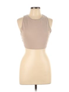 Zara Sleeveless Top Size: Large Tan Tops - used. 5% Elastane, 95% Cotton, Halter, | Zara Sleeveless Top Tan Halter Tops - Used - Size Large Cheap Elegant Zara Crop Top, Fitted Zara Tops, Cheap Zara Crop Top For Fall, Cheap Zara Crop Top, Cheap Basic Zara Tops, Cheap Beige Zara Tops, Zara Sleeveless Top, Halter Tops, Halter Top