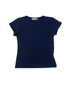 Details: Size up or down for a looser or tighter fit, fits true to size for the perfect baby tee look meant to fall right above the hips Tailored with small slits on the side for the flattering look of going with the groove of your body. Size chart: Small Medium Large XL Chest (pit to pit) 15" 16" 17” 18" Length 20” 21.25” 22.25” 23.25” Composition: 90% cotton 10% Spandex Machine wash cold Please do not iron or bleach Shirts For Back To School, Basic Tees Women, Dream Clothes T-shirts & Tank Tops, Navy Tee Outfit, Cute Tops For School, Cute Winter Tops, Navy Blue Clothes, Navy Blue Graphic Tee, Dark Blue Tank Top