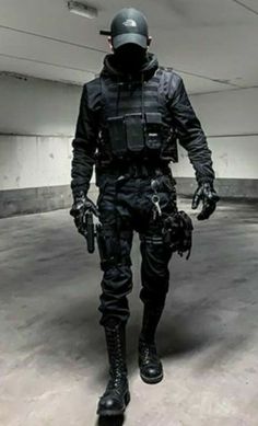 Army Wear Men, Tactical Gear Fashion Men, Bodyguard Outfit Men, Vigilante Aesthetic Outfit, Edgy Boy Aesthetic, Warcore Outfits Men, Tactical Outfits Men, Tatical Clothes, Hacker Outfit