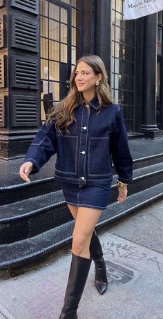 40s Mode, Stile Blair Waldorf, Adrette Outfits, Chique Outfit, Fest Outfits, Denim Outfits, Chique Outfits, Neue Outfits