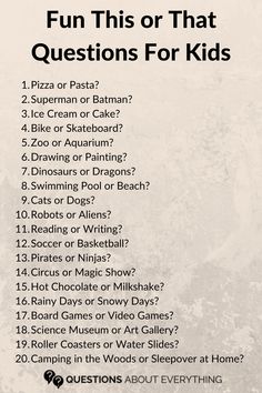 this or that questions for kids Choose One Option Game, What Are The Odds Questions Game, This Or That Questions For Kids, Questions To Ask Kids Funny, Fun This Or That Questions, This Or That For Kids, Siblings Questions Game, 5 Second Rule Game Questions, Situation Questions Game