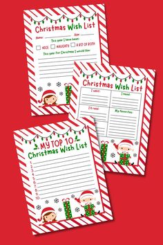 Free Christmas wish list printables for kids, featuring blank templates and organized categories to simplify holiday gift-giving and enhance festive traditions. Fun Christmas Games For Kids, Printables For Adults, My Christmas Wish List, Printable Christmas Decorations, Printable Forms, Printable Decorations, Christmas Background Images, Christmas Crafts For Toddlers