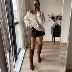 Heel Heights: 3.5 Inches New With Tag Blogger’s Favorite Zara Best Sellers Zara New Collection Zara 2022 Europe Winter Fashion, Suede Boots Outfit, Heels Boots Outfit, Brown Boots Outfit, Brown Knee High Boots, Satin Shorts, Shein Outfits, Suede Boots Knee High, Fall Fits