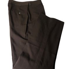 Nwot Rafaella Straight Leg Unlined Center Zip Chocolate Brown Pants Great For The Office, Business Casual, Home, School, Travel Pair With Blouse, Sweater, Tank 2 Front And 2 Back Pockets 2 Hook & Eye, 1 Button Closure With Center Zipper Unlined $$$ Offers Welcomed $$$ Color: Brown Fabric: 62% Polyester 34% Rayon 4% Spandex Approximate Flat Laid Measurements: - Waist 15" Across (30" Around) - Inseam 32" - Bottom Leg Width 9" Across (18" Around) Condition: Unused; Excellent Condition) Machine Wash Formal Stretch Brown Bottoms, Formal Stretch Brown Pants, Classic Brown Stretch Pants, Fitted Brown Straight Work Pants, Classic Fitted Lined Bottoms, Chocolate Brown Pants, Office Business Casual, Casual Home, Brown Pants