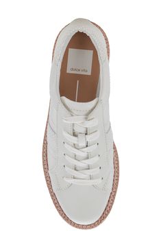 A rib-textured platform brings stylish height to a street-chic leather sneaker. 2" platform Leather upper/synthetic lining and sole Imported Platform Sneakers Outfit Fall, Sneakers Outfit Fall, Platform Sneakers Outfit, Chic Leather, Outfit Fall, Platform Sneaker, Sneakers Outfit, Platform Sneakers, Street Chic