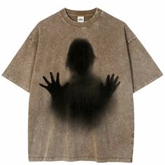 Shadow Portraits, Hipster Prints, Mode Hip Hop, Harajuku Aesthetic, Loose Fit Blouse, Oversize Shirt, Shirts For Teens, Streetwear Casual, Dolce E Gabbana