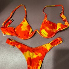 Small Shein Tie Dye Underwire Bikini Swimsuit Brand New. Small Defect. Please View Photo. Size: Small Pushup Underwire Bikini Swimsuit Trendy Swimwear With Built-in Bra For Sunbathing, Trendy Swimwear With Built-in Bra For Beach Season, Triangle Top Swimwear With Boning For Sunbathing, Beachwear Swimwear With Boning For Sunbathing, Structured Beachwear Swimwear For Sunbathing, Boning Beachwear Swimwear For Sunbathing, Orange Swimwear With Built-in Bra For Summer, Beach Season Swimwear With Boning, Beach Swimwear With Triangle Top And Boning