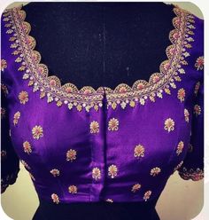 Hand made Exclusive bridal collection  Work kardana n zardosi Net hands Stone studded great workmanship  hand work completely , awesome skills applied work ! Any color can be done ! Gold Silver come up with any color with your blouse measurements we can make it for you! contact seller for time and dispatch Traditional Designer Purple Blouse Piece, Traditional Purple Blouse Piece For Designer Wear, Fitted Traditional Wear With Dabka Work In Art Silk, Traditional Wedding Blouse With Handwork, Purple Blouse With Zari Work In Traditional Drape, Purple Blouse With Zari Work And Traditional Drape, Traditional Blouse With Dori Work For Reception, Designer Purple Blouse For Navratri, Traditional Silk Thread Blouse