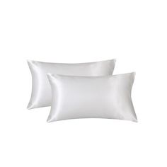 two white pillows on a white background