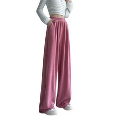 Indulge in timeless luxe with these Women's Winter Warm Straight Sweatpants. Crafted with a plush winter fabric, they provide cozy warmth to keep you stylishly snug while bringing sophisticated flair to any outfit. Plus, they offer an adjustable fit, so they always look perfect. Features: -95% Polyester，5% Cotton -Mid-rise Waist -Drawstring -Solid Color -Straight Leg -Regural Fit -Vintage Style Winter Solid Full-length Bottoms, Winter Full Length Pants With Relaxed Fit, Winter Wide Leg Pants Solid Relaxed Fit, Winter Wide Leg Relaxed Fit Pants, Winter Full Length Relaxed Fit Pants, Relaxed Fit Solid Wide Leg Pants For Winter, Relaxed Fit Full Length Pants For Winter, Full Length Relaxed Fit Pants For Winter, Winter Wide Leg Pants With Pockets And Relaxed Fit