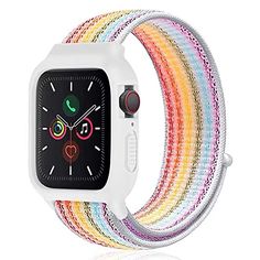 PRICES MAY VARY. 【For Nylon Apple Watch Band Fit Most Wrist】 Fits 4.9 in – 7.8 in ( 12.5cm – 20cm) wrist, sports loop and the easy-to-adjust design makes this strap suitable for most kids, women and men; 【Compatible Model】Sport Loop Watch Band Compatible with Apple Watch Series 9/Series 8/Series 7/ Series 6/ Series 5/ Series 4/ SE/SE2 41mm 40mm 38mm, Choose the size you need;（Notice: Does not include Screen Protector ） 【SPORT STYLE】 The nylon sport loop apple watch band made of high quality nylo Loop Bands, Apple Watch Case, Men Sport, Sport Style, Screen Design, Apple Watch Band, Watch Case, Apple Watch Series, Series 3