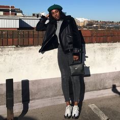 @mon_uniquee in our faux fur aviator jacket - perfect for winter!  #WinterCoats #Fashion #WomensFashion #womensstyle #Styleinspo Aviator Jacket, Herschel Heritage Backpack, River Island, Faux Fur