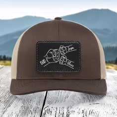 Awesome and stylish personalized trucker hat for every dad! Choose the Trucker Snapback for a timeless and iconic look. Perfect for any occasion, this cap combines style and functionality effortlessly. PRODUCT DETAILS: > Poly/cotton blend > Trucker Mesh > Mid-profile & Pro-Model Crown for a comfortable & stylish fit > Adjustable snapback for a personalized fit > Sublimated Vegan Leather Patch > Printed and shipped from the USA PRODUCTION TIME Since every shirt in my store is custom printed order Father's Day Trucker Baseball Cap With Curved Brim, Adjustable Trucker Hat With Curved Brim For Father's Day, Outdoor Trucker Hat For Father's Day, Father's Day Trucker Hat For Outdoor, Adjustable Snapback Hat For Father's Day Outdoor, Father's Day Outdoor Trucker Hat, Customizable Flat Bill Trucker Hat For Father's Day, Personalized Flat Bill Trucker Hat For Father's Day, Personalized Trucker Hat With Flat Bill