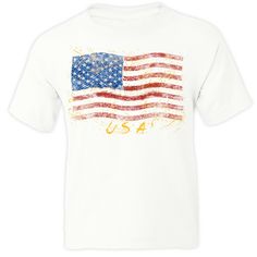 2017 4th OF JULY/ TODDLER / YOUTH / FAMILY DESIGNS  KIDS UNISEX T-SHIRT ( White Color ) T-SOFT: The Kids T-Shirt is soft stylish 100% cotton. one of the softest comfortable T-shirts your kids will ever feel. ALSO AVAILABLE IN RED, GREEN, PINK, BLUE, LIME GREEN, GRAY, WHITE & BLACK T-SHIRTS WE ALSO HAVE THE PRINT IN WOMEN T-SHIRTS, OR MEN T-SHIRTS OR HOODIES, OR CREWNECK SWEATSHIRTS T-SHIPPING: *FREE Shipping to the US ( including Hawaii, Alaska and Puerto Rico ) *Discounted Shippin American Style T-shirt Made In Usa For Summer, White American Flag T-shirt For Independence Day, White T-shirt With American Flag For Independence Day, American Style Pre-shrunk Cotton T-shirt, White Cotton T-shirt With American Flag Print, American Style Cotton T-shirt With Short Sleeves, 4th Of July Relaxed Fit T-shirt Made In Usa, White American Style T-shirt For Summer, White T-shirt Made In Usa For 4th Of July