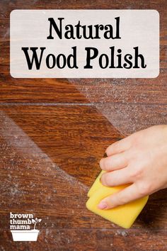 Pledge to make your own natural wood polish with this easy DIY recipe. This furniture polish is great for finished wood, laminate, and veneer. Homemade Wood Polish Diy, Wood Cleaning Hacks, Diy Wood Polish Cleaning, Homemade Wood Polish, Diy Furniture Polish Wood, How To Clean Wood Furniture, Diy Wood Polish, Diy Wood Cleaner, Homemade Furniture Polish