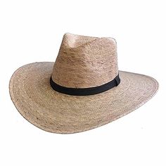 Soft microbraid palm fiber hat. Great for pool side or gardening. Fedora style dented crown. Wide, slightly curving brim, 5". Elastic inner comfort band. UPF 50+ sun protection. 100% palm fiber. Product of Mexico. Texas Gold, Fedora Style, Safari Hat, Gold Hats, Rustic Curtains, Timeless Classic Style, Pool Side, Wearing Clothes, Straw Hat