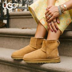 Girlish and youthful footwear trends follow UGG boots @topsandbottoms in stores and online. ⁠ #chicago #uggs #ugglife #uggseason #uggaustralia #uggshoes #fashion #winterboots #boots #uggboot #snowboots #uggmini #uggoriginal #uggclassic #love #instagood #fashion #lifestyle #instalove #chitown #brown #architecture #style #igerschicago #design #travel #chicagogram Classic Mini Ii Boot, Ugg Mini Boots, Mini Boots, Uggs Outfit, Classic Boots, Velvet Tops