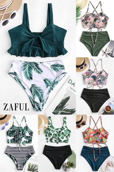 Shop the Season's Hottest clothing Trends, Low Price, Stylish New Styles, 100% Quality Guarantee, Free & Fast Shipping! #ZAFUL #swimwear #beachwear #summerfasgion #tankini Fashion Future, Hawaii Honeymoon, Suit Swimsuit