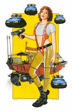 Leeloo • The Fifth Element commission art by Travis Charest Travis Charest, Screw It, Commission Art