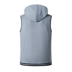 Style: Fashion Collar: Hooded Sleeve Length: Sleeveless Material: Polyester,Polyurethane Fabric Stretch: Slight Stretch Season: Spring,Summer Package Contents: 1 x T-shirt Hooded Sports Vest, Sleeveless Athleisure Tops For Outdoor, Hooded Athleisure Vest For Sports, Athleisure Hooded Sports Vest, Sleeveless Sportswear Hoodie For Streetwear, Stretch Sleeveless Outdoor Tops, Stretch Sleeveless Tops For Outdoor, Sporty Stretch Hooded Vest, Gray Cotton Workout Vest