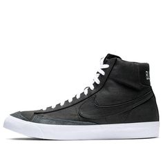 Nike Blazer Mid '77 Canvas 'Black' CD8238-001 (SNKR/Skate/Unisex/Mid Top) Black High-top Sneakers With Gum Sole For Skateboarding, Nike Retro Black Sneakers, Urban Black High-top Skateboarding Sneakers, Black Casual High-top Sneakers For Skateboarding, Casual Black High-top Sneakers For Skateboarding, Classic Nike High-top Sneakers For Skateboarding, Nike Black Mid-top Skate Shoes, Nike Black High-top Sneakers With Gum Sole, Retro Black Mid-top Skate Shoes