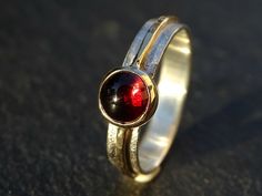 Viking garnet ring gold garnet ring viking engagement ring | Etsy Formal Garnet Jewelry With Bezel Setting, Gold Garnet Birthstone Ring, Heirloom Gold Garnet Rings, Gold Garnet Jewelry With Bezel Setting, Red Garnet Round Band Jewelry, Classic Garnet Jewelry With Polished Finish, Heirloom Garnet Jewelry With Bezel Setting, Formal Garnet Ring With Polished Finish, Heirloom Garnet Ring With Bezel Setting