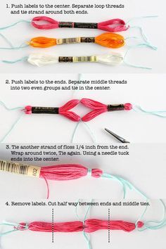 the instructions for how to make an easy crochet loom