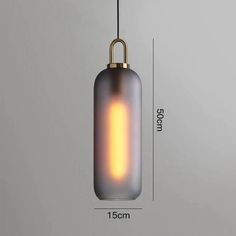 an image of a light fixture with measurements for the size and color scheme on it