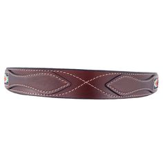 Made in the USA Full-Grain Bridle Leather Native American (Navajo) beadwork 1 7/16" Wide Leather, 1 1/2" Buckle Two snap design for easy buckle change Santa Fe Leather Company uses one solid thick piece of the finest full-grain bridle leather to make this beautiful belt.The body of these belts are made from one thick solid piece of full-grain leather (9-10 ounce leather, about .15" thick). These are the toughest belts that money can buy.If you want a wimpy belt to wear to your sewing circle, you Traditional Adjustable Brown Belt Buckles, Adjustable Brown Traditional Belt Buckles, Traditional Adjustable Concho Belt, Traditional Adjustable Hand-tooled Belt, Turquoise Belt, Sewing Circles, Native American Beadwork, Leather Company, Brown Leather Belt