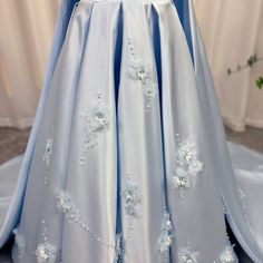 Dazzle all eyes with our DreamyVow Luxury Blue Dubai Girl Dress. Stunning beaded crystal and elegant Arabic style make it perfect for weddings, birthdays, and special occasions. Feel like royalty in this princess-inspired ball gown, sure to make any little girl's dreams come true. Pageant Ball Gown With Sweep Train, Floor-length Princess Dress For Prom, Floor-length Princess Prom Dress, Blue Princess Dress For Debutante Ball, Elegant Blue Princess Dress For Pageant, Princess Ball Gown For Pageant And Prom Season, Elegant Light Blue Princess Dress For Pageant, Light Blue Princess Style Pageant Dress, Princess Style Light Blue Pageant Dress