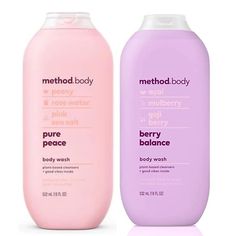 Method Body Wash, Method Soap, Pink Sea Salt, Natural Body Wash, List Ideas, Body Cleanser, Goji Berries, Body Soap, Variety Pack