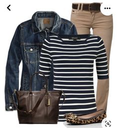 Casual Trendy Outfits, Shirt Stripes, Stylish Outfits For Women Over 50, Over 60 Fashion, Casual Chic Outfit, Business Casual Outfits