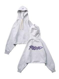 Editor's notesGraffiti Crop Hoodie by PLAYIAN features unique graffiti artwork on the back and printed logo on the hood. Cropped length provides casual mood and street vibe. Mix up the vibe with denim or wide-leg pants.- Pullover closure- Big lettering logo on the back- Printed logo on the hood- Cropped length- Ribbed cuffs- Adjustable strap on hem- Drawstring hooded neckMeasurements(in.)S / M / L- Chest: 20.87 / 21.26 / 21.65 in.- Sleeve length: 33.46 / 34.25 / 35.04 in.- Length: 19.29 / 19.69 Gray Logo Print Hoodie For Streetwear, Cotton Hoodie With Graffiti Print For Streetwear, Urban Cotton Hoodie With Graffiti Print, Gray Urban Sweatshirt For Streetwear, Urban Gray Hoodie, Graffiti Artwork, Lettering Logo, Crop Hoodie, The Vibe