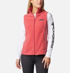 Keep your core warm and toasty with this plush vest. From trailhead to summit, you’ll have this lightweight yet durable fleece vest to ensure your hike to the top is a comfortable one. Pocket Princess, Columbia Vest, Outerwear Vest, Fleece Vest, Columbia Sportswear, Outdoor Hiking, Black Charcoal, Outerwear Women, Coats Jackets Women