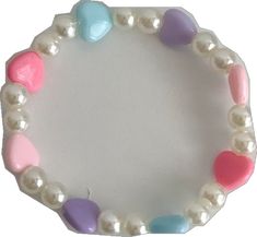 Cute Heart-shaped Bracelets With Colorful Beads, Cute Heart-shaped Bracelet With Colorful Beads, Adjustable Heart-shaped Pearl Bracelet With Heart Beads, Playful Pink Heart-shaped Bracelets, Pink Heart-shaped Bracelets With Colorful Beads, Pink Heart-shaped Bracelet With Colorful Beads, Playful White Heart-shaped Bracelet, Casual Pink Heart-shaped Bracelet, Pink Playful Heart-shaped Bracelet