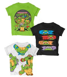 PRICES MAY VARY. COWABUNGA IN STYLE (OFFICIALLY LICENSED TEES): The fun, colorful designs on your Teenage Mutant Ninja Turtles T-Shirts inspire hours of imaginative playtime. In fact, Satisfied Parents say they love watching their kids play ninja turtles, just like they did as a kid QUALITY TEES HOLD UP TO SHOWDOWNS WITH SHREDDER: Featuring heavy-duty sewing, reinforced tape necks, and soft fabric, Fans say they feel confident that these tees will hold up to their little ninja turtle’s adventure Tmnt Birthday, Ninja Training, Donatello Tmnt, Leonardo Tmnt, Outfit Costume, Teenage Mutant Ninja Turtle, Amazon Clothes, Toddler Birthday, Ninja Turtle