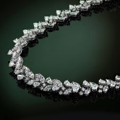 Málaga Necklace 18K White Gold GH, VS2+