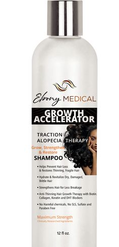 PRICES MAY VARY. ACHIEVE THICKER, FULLER HAIR - Ebony Medicals anti hair-thinning alopecia shampoo reduces hair thinning by promoting hair strength and thickness with increased volume and reducing breakage STRONGER HAIR - Stimulates, nourishes and supports scalp and hair follicle. Strengthens follicles and helps reduce breakage-induced thinning. Helps hair look thicker, fuller, and shinier IMPROVED APPEARANCE - No more thinning hair, patchy bald spots and dry scalp. Our anti-hair thinning shampo Hair Growth Therapy, Traction Alopecia, Stop Hair Breakage, Thicker Fuller Hair, How To Grow Your Hair Faster, Hair Control, Unwanted Hair Removal, Amazing Hair, Hair Breakage