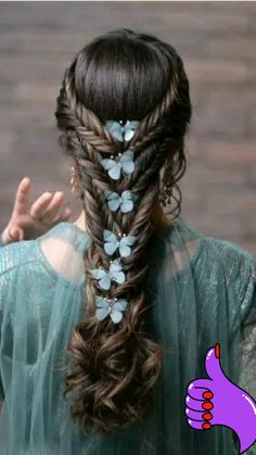 Mehandi Ideas, Bridal Braids, Bridal Hairstyle, Party Hairstyles, Bridal Hair, Beautiful Nature, Balayage