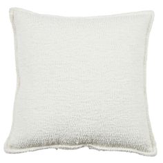 a white pillow on a white background