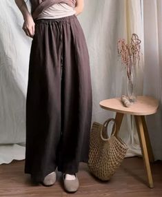 Gender: Women Item Type: Wide- Leg Pants Material: 100% Cotton Linen Season: Summer Style: Casual, Loose Waist Type: High Waist One Size Length: 99 cm/ 38.98 " Waist: 66- 98 cm/ 25.98- 38.58 " Hip: 120 cm/ 47.24 " Thigh: 74 cm/ 29.13 " Hooded Dress, Vest Shirt, Spring Summer Dress, Short Jumpsuit, Plaid Dress, Linen Clothes, Linen Women, Waist Pants, Winter Dresses