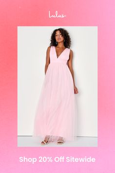 a woman in a long pink dress with the words lulla on it and an image of