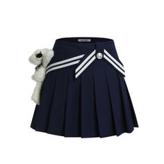 Navy Pleated Skort, Blue School Uniform Pleated Skirt, Blue Mini Length Skirt For School, Preppy Pleated Mini Skirt, High Waist Pleated Preppy Skirt, Preppy High-waisted Pleated Skirt, Navy Skort For School, Summer School Uniform Blue Skort, Blue School Uniform Skort For Summer