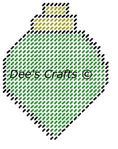 a green and yellow ornament with the word descrafts on it