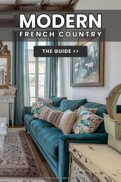 Explore the beauty of modern French country decorating with our guide featuring 37 fresh ideas. Enhance your kitchen, bedroom, and living room with a blend of rustic and modern decor. Transform your bathroom into a chic retreat and update your exterior with contemporary French country style. Create a welcoming and elegant home with these inspiring decorating tips. Modern French Country Decorating, French Country Color Palette, French Country Colors, Contemporary French, Modern French Country, Country Decorating, Serene Bedroom, Modern French, Elegant Dining Room