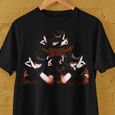 BABYMETAL is a Japanese kawaii metal band and this shirt will make a great addition to your collection or as a gift for Babymetal and other Japanese hard rock bands. Bella+Canvas 3001 * 100% Air Lume combed and ring spun cotton (fiber content may vary for different colors) * Light fabric (4.2 oz/yd² (142 g/m * Retail fit * Tear away label * Runs true to size With side seams Located along the sides, they help hold the garment's shape longer and give it structural support Shoulder tape Twill tape Babymetal Shirt, Babymetal Outfits, Kawaii Metal, Dr Wardrobe, Pop Pop Shirts, Baby Metal, J Pop, Pop T, Awesome Sauce