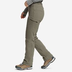 Women's Rainier Lined Pants Aurora Sky, Womens Cargo, Cold Weather Activities, Lined Pants, Weather Activities, Sustainable Textiles, Women Cargos, Hiking Pants, Eddie Bauer