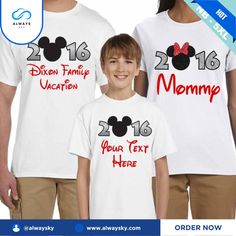 Discounted - The ORIGINAL 2020 or 2021 New Year Mickey Tees . Matching Disney T-shirts . Alwaysky x Disney 2024. One piece of clothing that every age and gender needs is a shirt. Shirts come in a wide variety of styles, including T-shirts, dress shirts, and button-downs. They are made of many different materials, such as cotton, silk, and polyester. Shirts are the pinnacle of comfort and adaptability because of their front openings, collar, sleeves, and upper body covering. With so many possibilities for color, pattern, and design, they let people to express themselves freely and make the transition from casual to formal wear easier. A well-chosen shirt is the foundation of any ensemble, regardless of whether you're going for a more polished, formal look or a more relaxed, traditional vibe Family Matching Mickey Mouse Tops For Disney Trips, Family Matching Cotton T-shirt For Disney Fan Events, Family Matching Cotton T-shirts For Disney Trips, Family Matching White Tops For Disney Trips, Family Matching Cotton T-shirt For Vacations, Family Matching Graphic T-shirt For Disney Trips, Family Matching Graphic Print Tops For Disney Fan Events, Family Matching Graphic T-shirt For Disney Fan Events, Family Matching Crew Neck Tops For Disney Trips