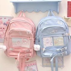 My Melody Cinnamoroll Inspired Baby Blue and Pink Book Bag Backpack Sc – PeachyBaby Cinnamoroll Backpack, Seahorse Costume, Sanrio Backpack, Pastel Backpack, Pastel Bags, Cute School Bags, Stylish School Bags, Kawaii Bags, Melody Cinnamoroll